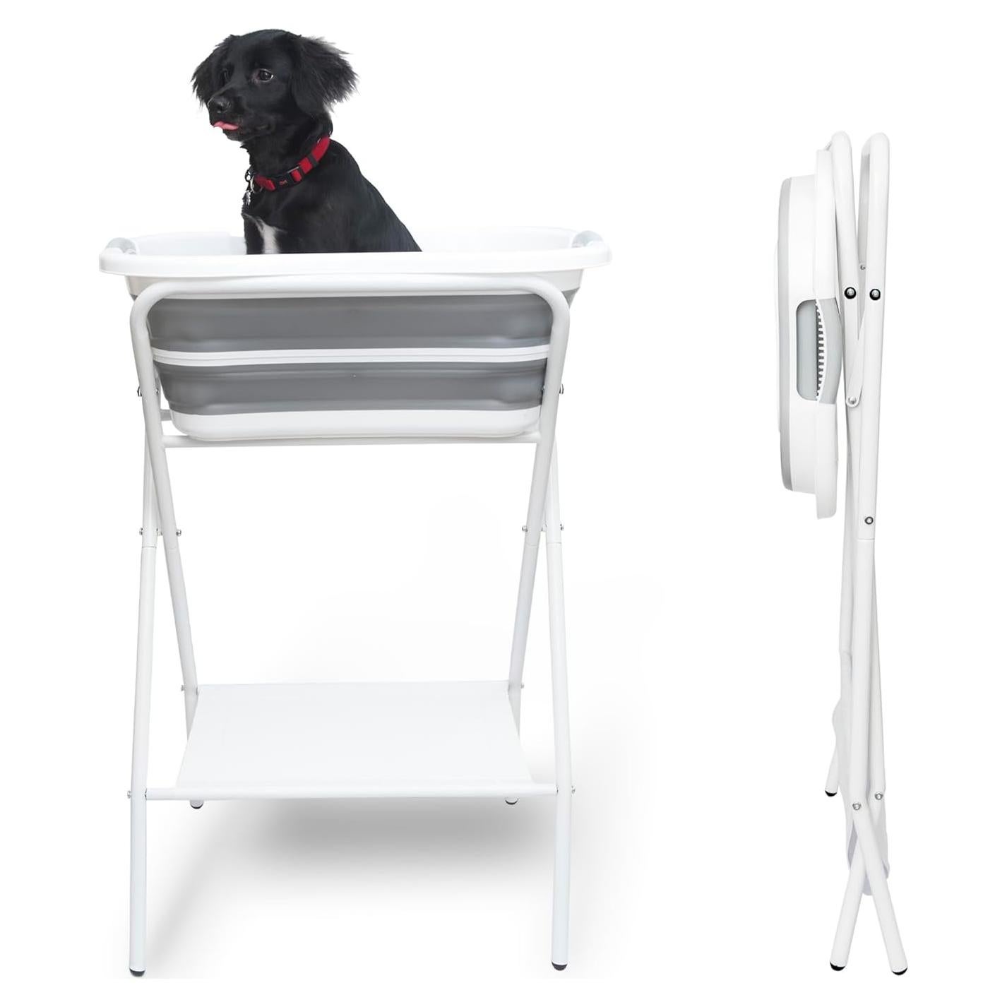 Bañera Plegable para Perros Smoochie 2 en 1 - 66x43cm