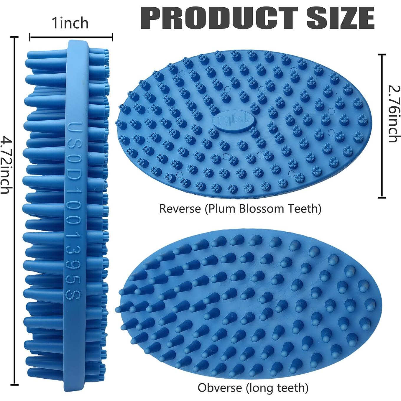 Cepillo 2-en-1 para Perros Lilpep - Baño y Masaje Doble Cara