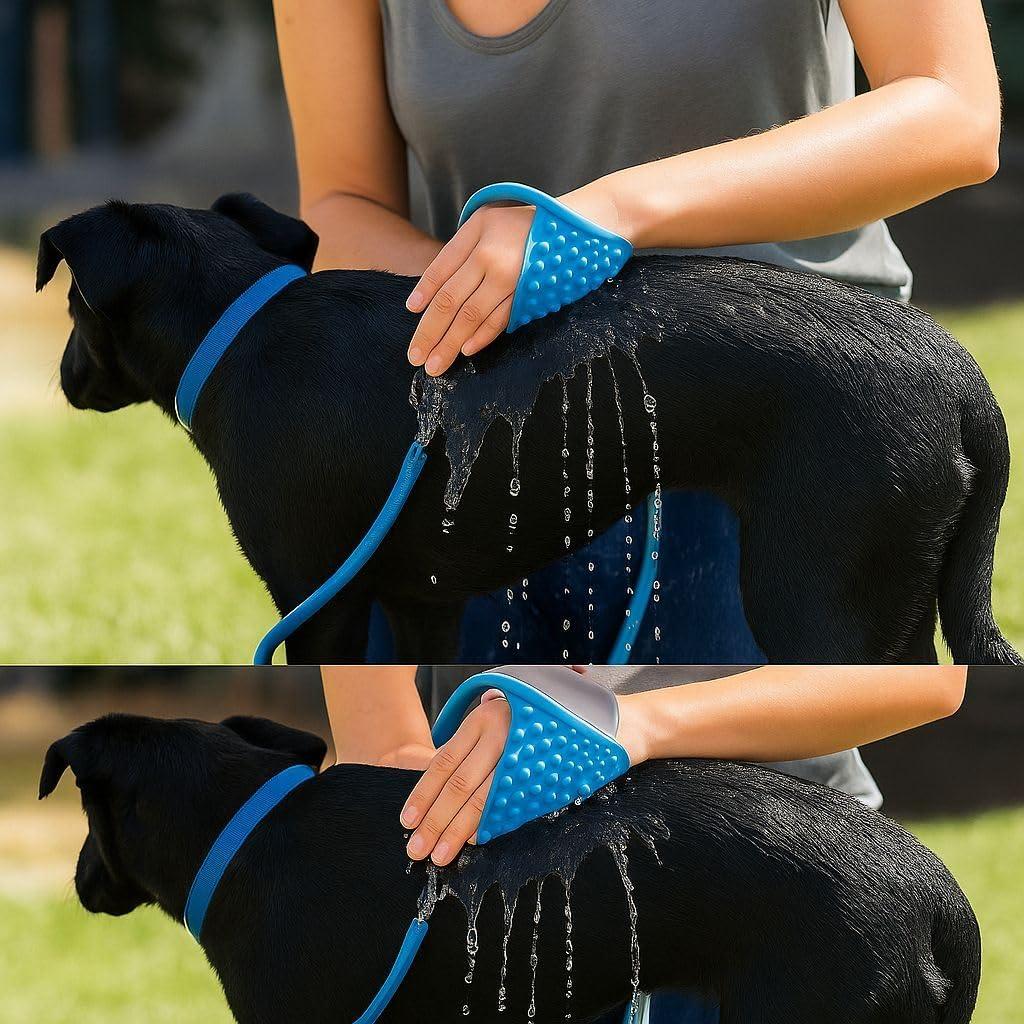 Rociador de Ducha para Perros Genérico con Guante de Silicona