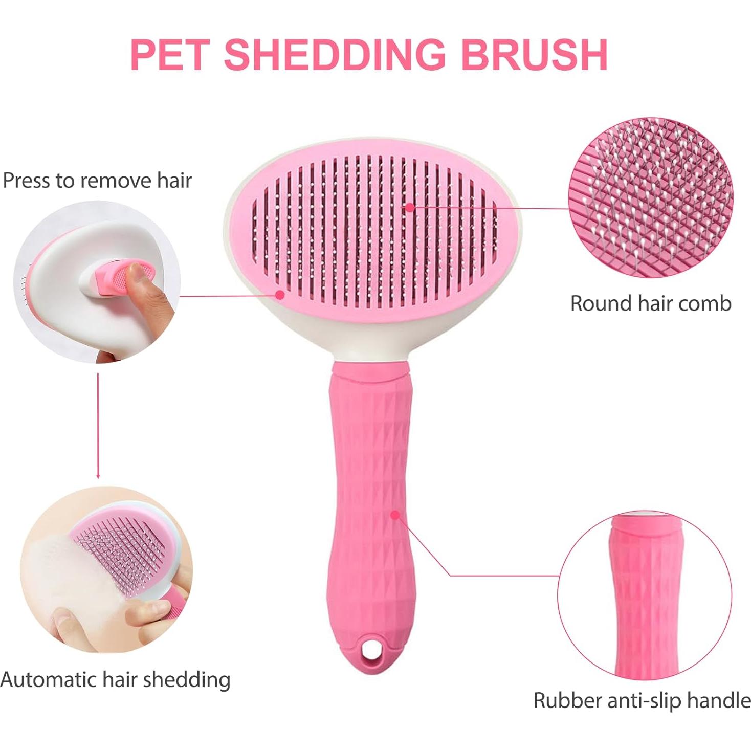 Kit de Aseo para Perros Kemodia 6 Piezas con Cepillo y Toalla