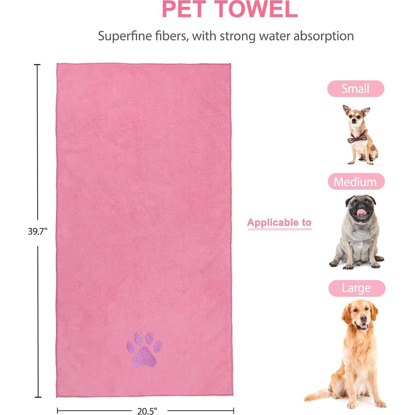 Kit de Aseo para Perros Kemodia 6 Piezas con Cepillo y Toalla