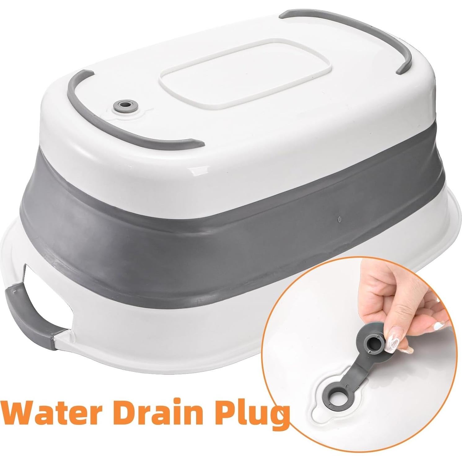 Bañera Colapsable para Mascotas Coloch - 59.7x39.9x23.9 cm