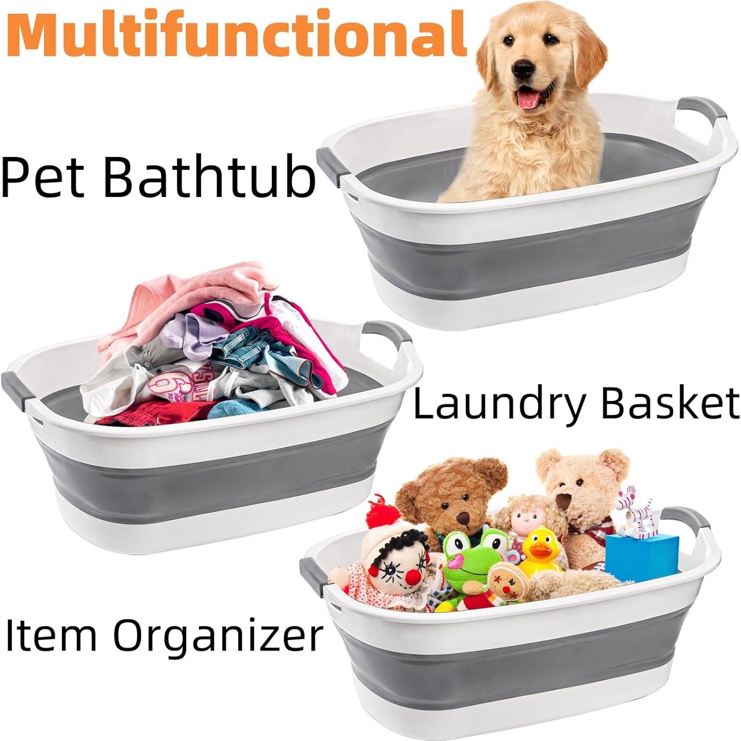 Bañera Colapsable para Mascotas Coloch - 59.7x39.9x23.9 cm