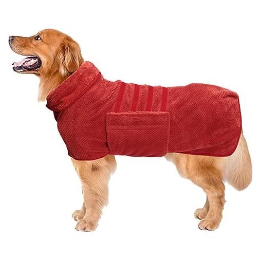 Toalla Secadora para Perros Geyecete Rojo Piña XS