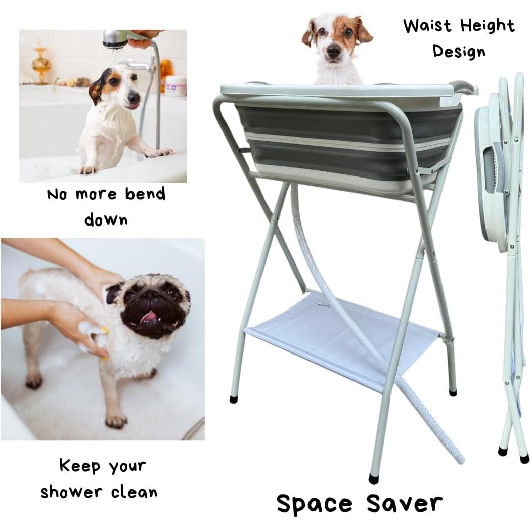 Bañera Plegable para Mascotas UNIEKWAVE 64.8x46.9 cm