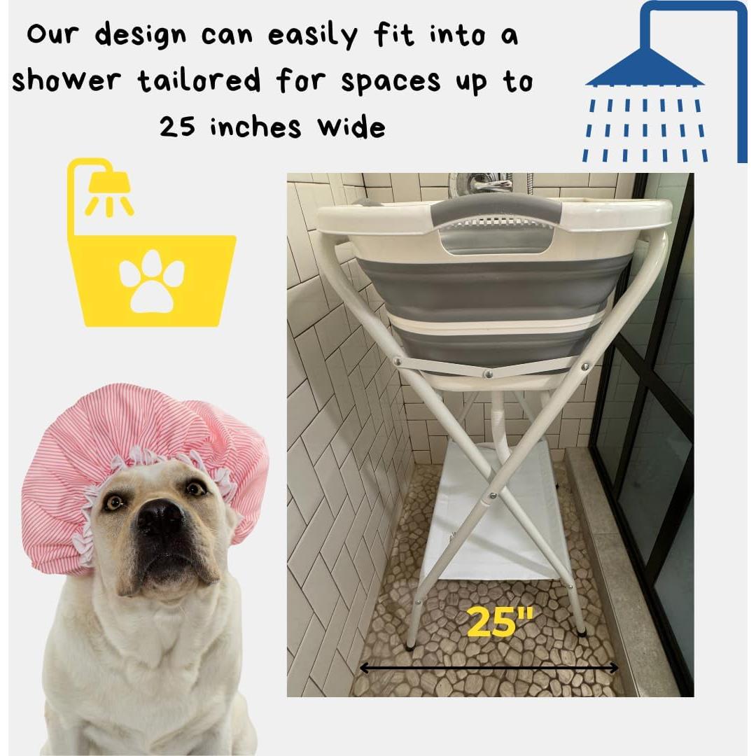 Bañera Plegable para Mascotas UNIEKWAVE 64.8x46.9 cm