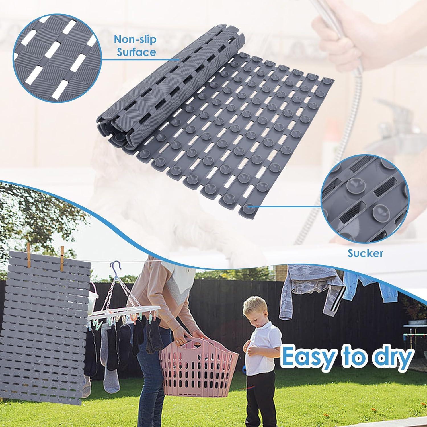 Alfombrilla Antideslizante para Baño de Perros Wiojtry 70x40 cm