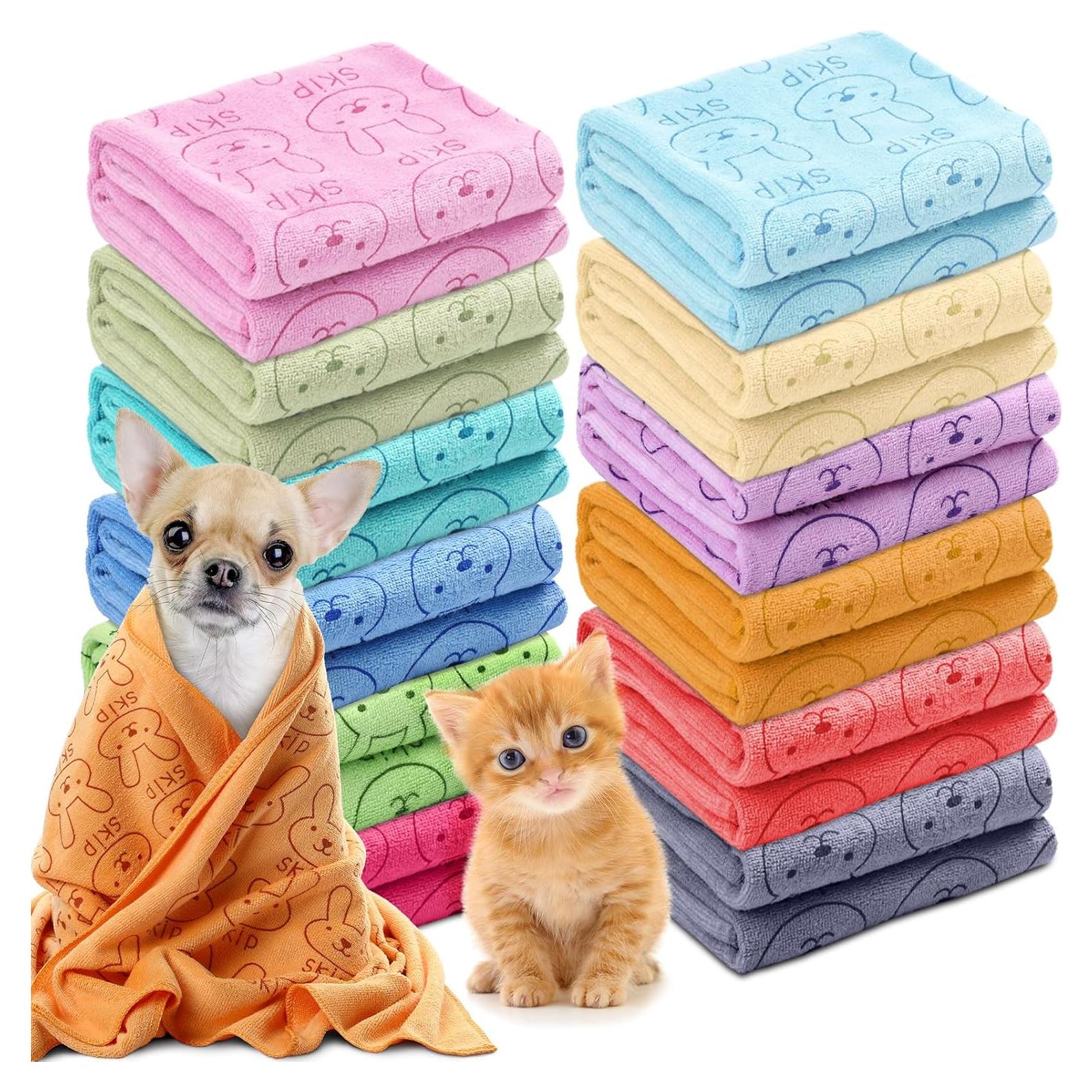 Toallas Microfibra para Perros Irenare 12 Pcs 101.6x50.8cm