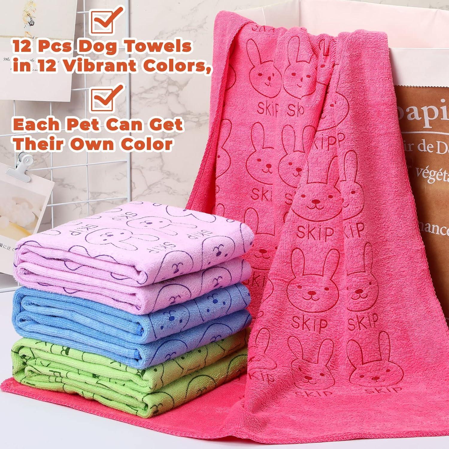 Toallas Microfibra para Perros Irenare 12 Pcs 101.6x50.8cm