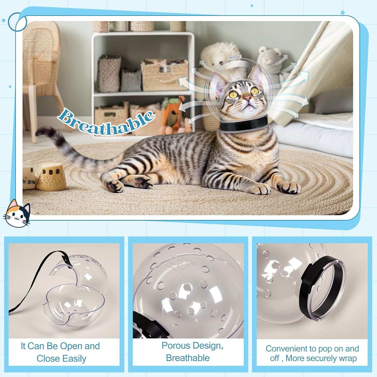 Envoltura y Bozal para Gato Chunful, 70x70 cm, Antiescape