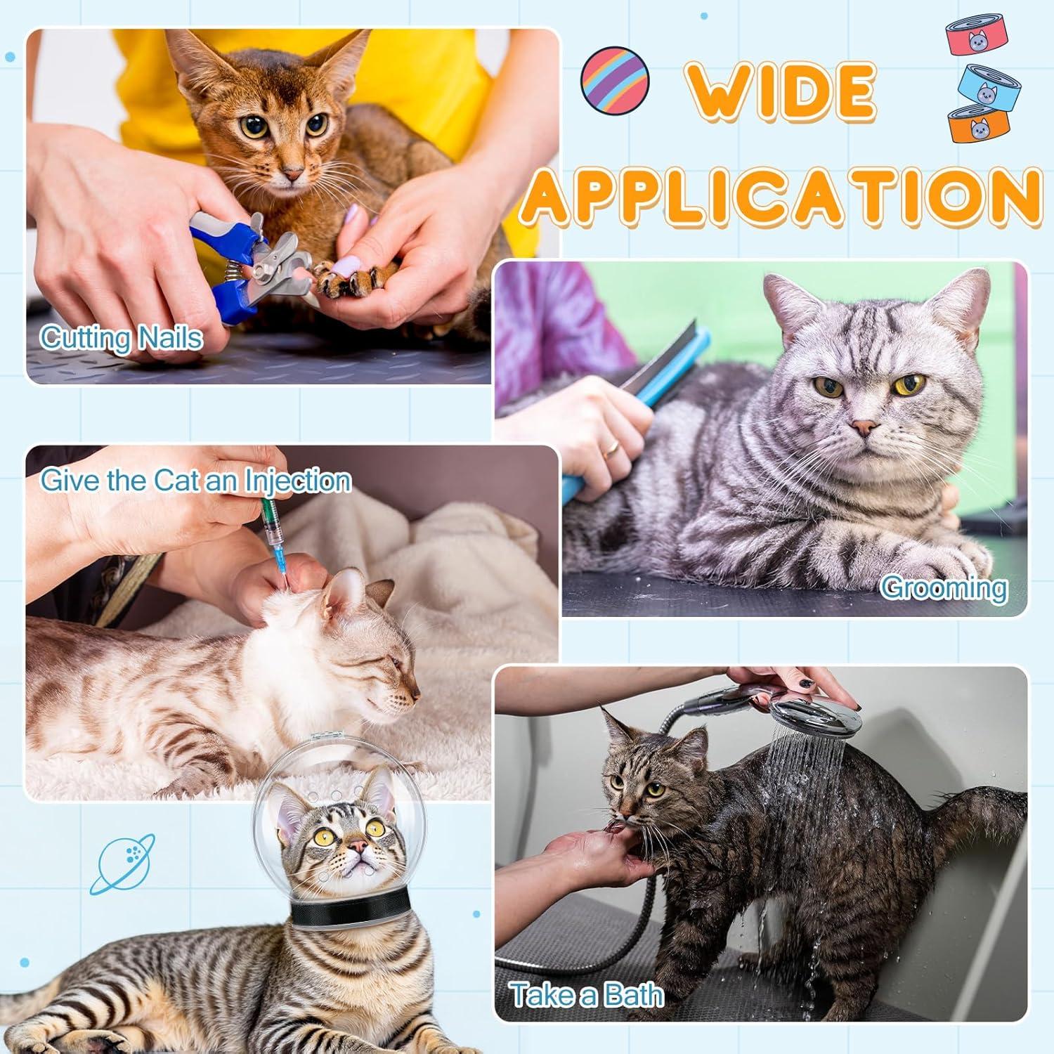 Envoltura y Bozal para Gato Chunful, 70x70 cm, Antiescape