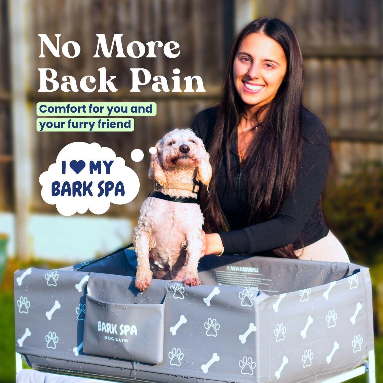 Tina de Baño para Perros Bark Spa - Plegable y Portátil