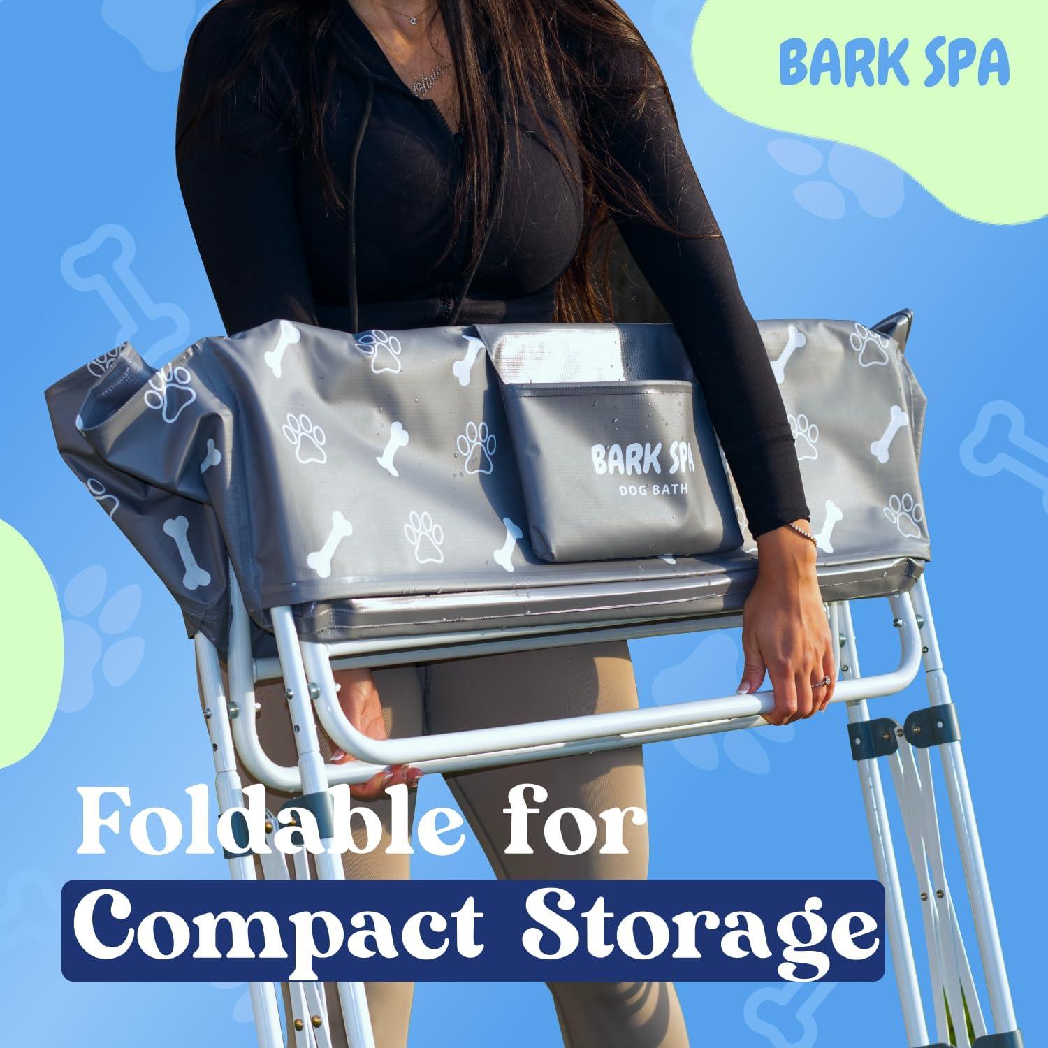 Tina de Baño para Perros Bark Spa - Plegable y Portátil