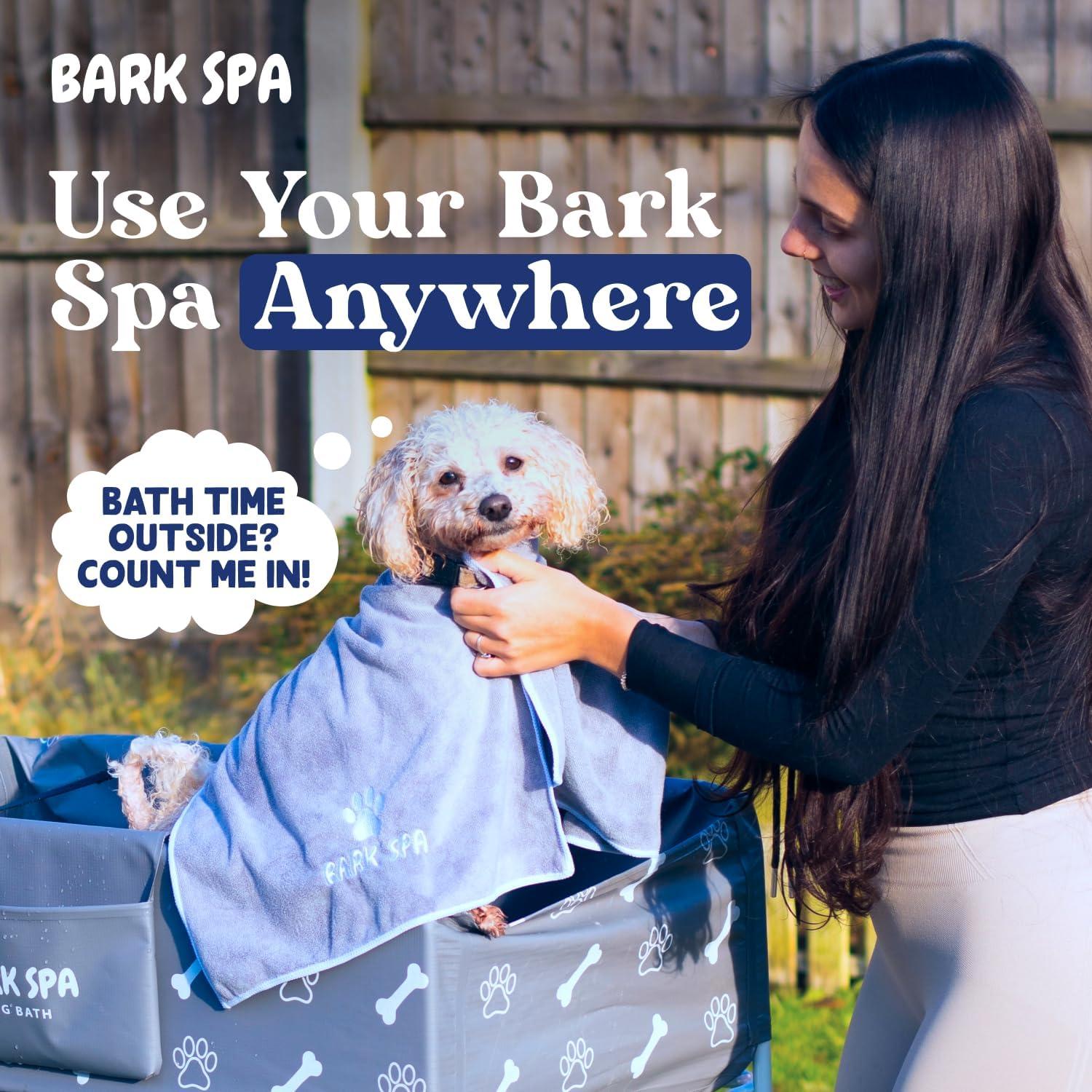 Tina de Baño para Perros Bark Spa - Plegable y Portátil