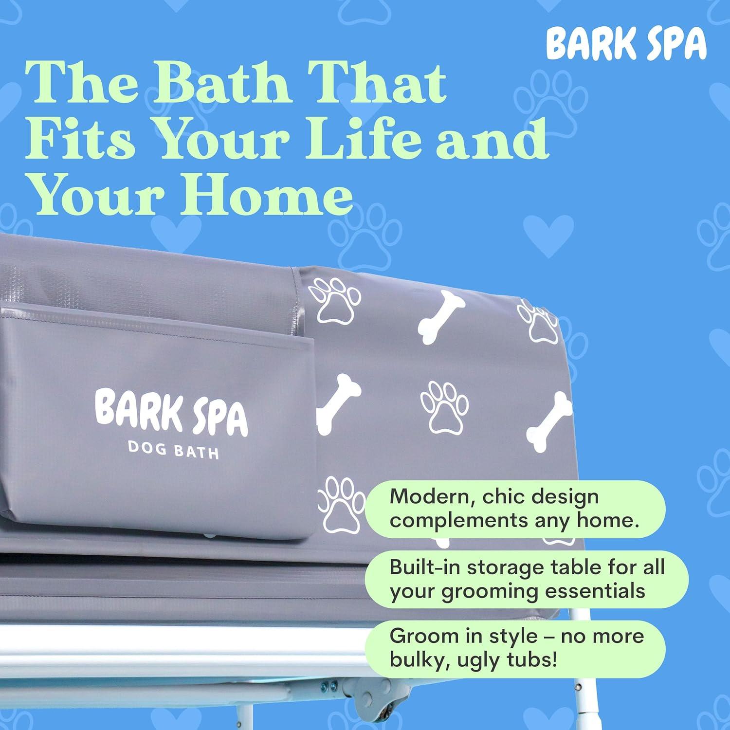 Tina de Baño para Perros Bark Spa - Plegable y Portátil