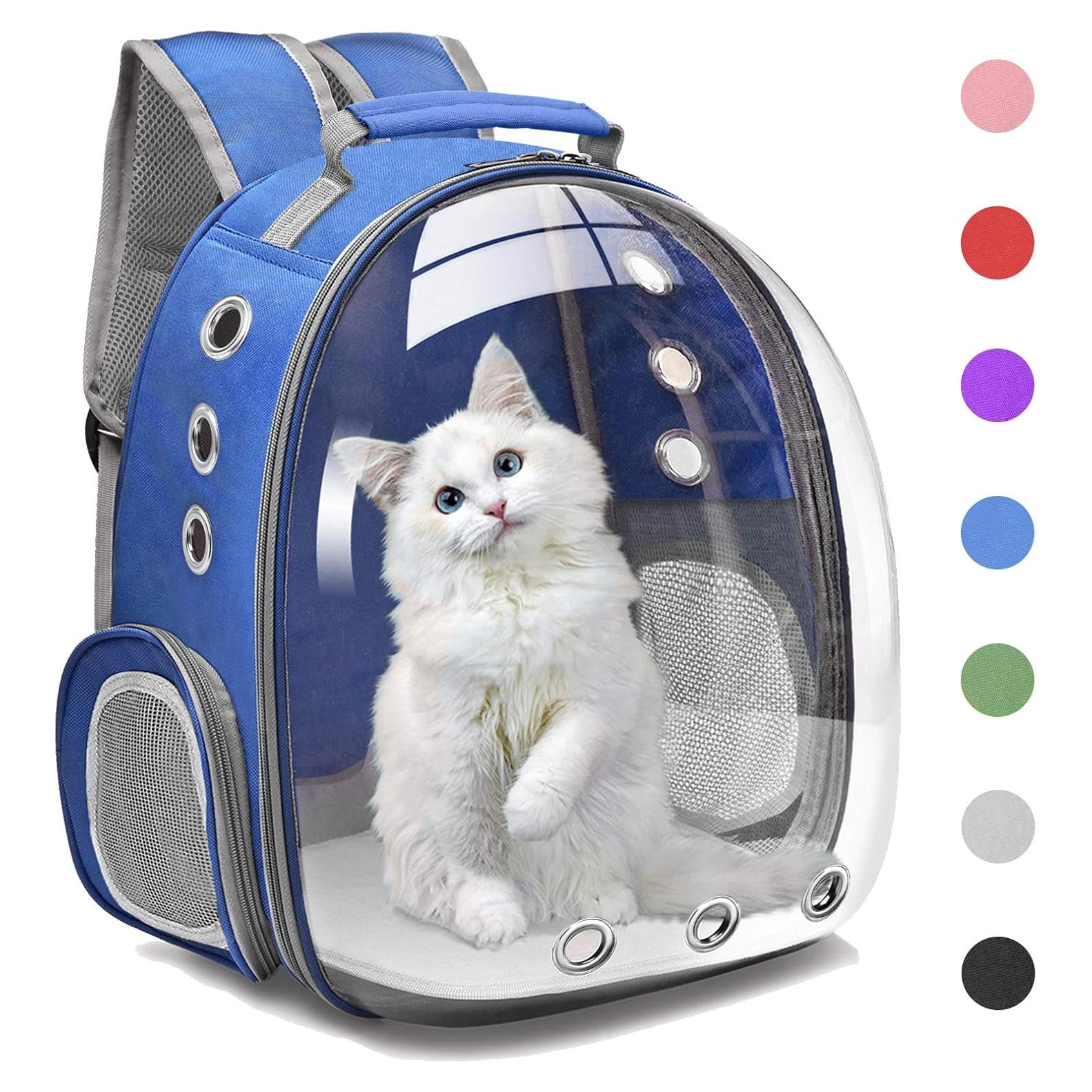 Mochila Transportadora para Mascotas Henkelion Azul Marino 42x29x31cm