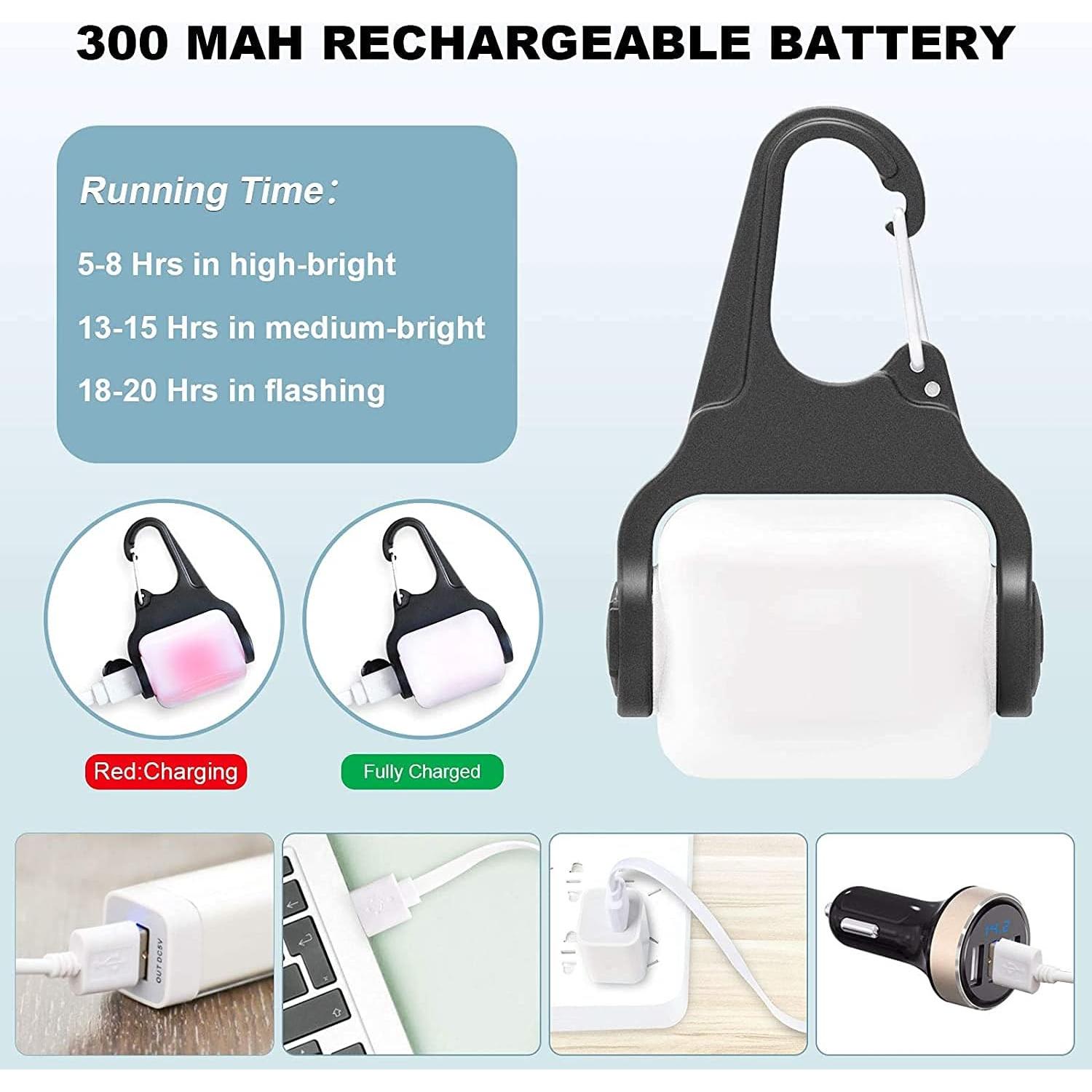 Luz de Collar para Perro Recargable USB - 3 Modos IP65