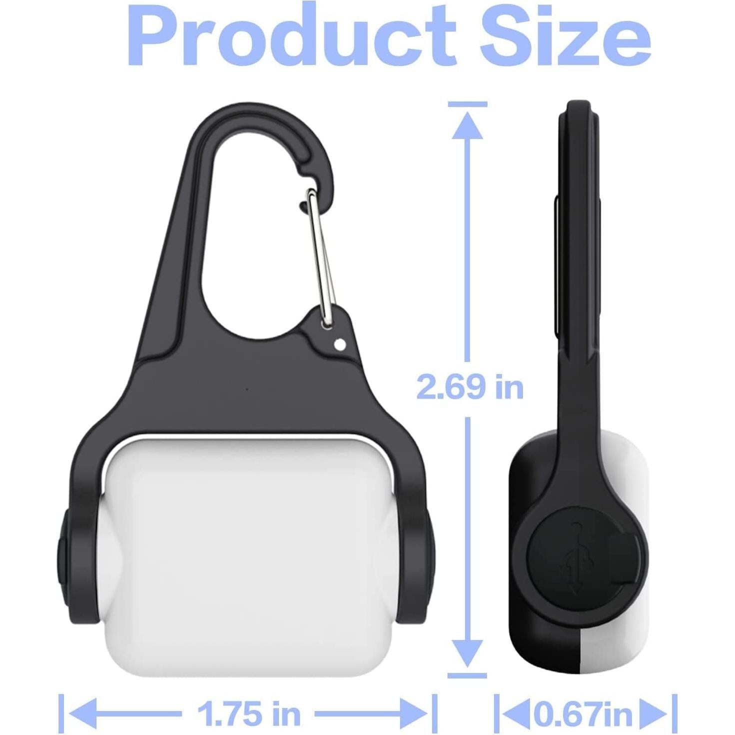 Luz de Collar para Perro Recargable USB - 3 Modos IP65