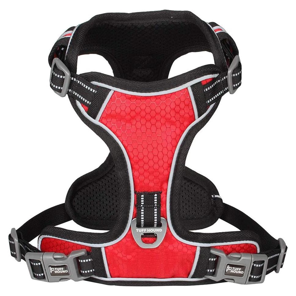 Arnés para Perros Rhea Rose XL Ajustable Reflectante Rojo