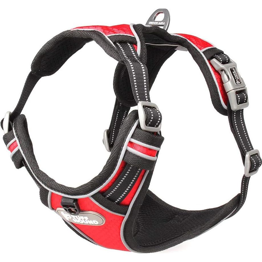 Arnés para Perros Rhea Rose XL Ajustable Reflectante Rojo