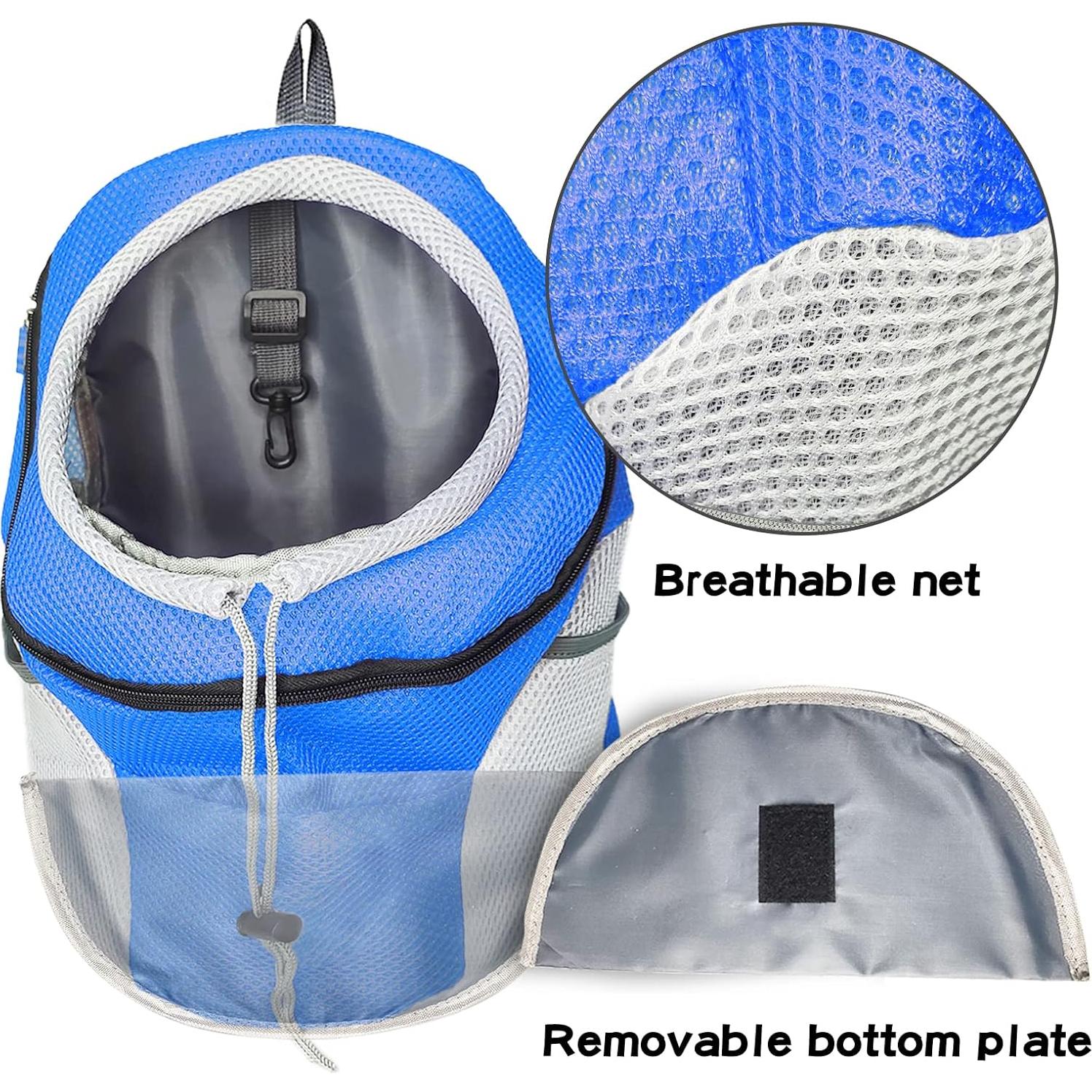 Mochila Transportadora para Perros Fhiny Mediana Azul 2.3-3.6kg