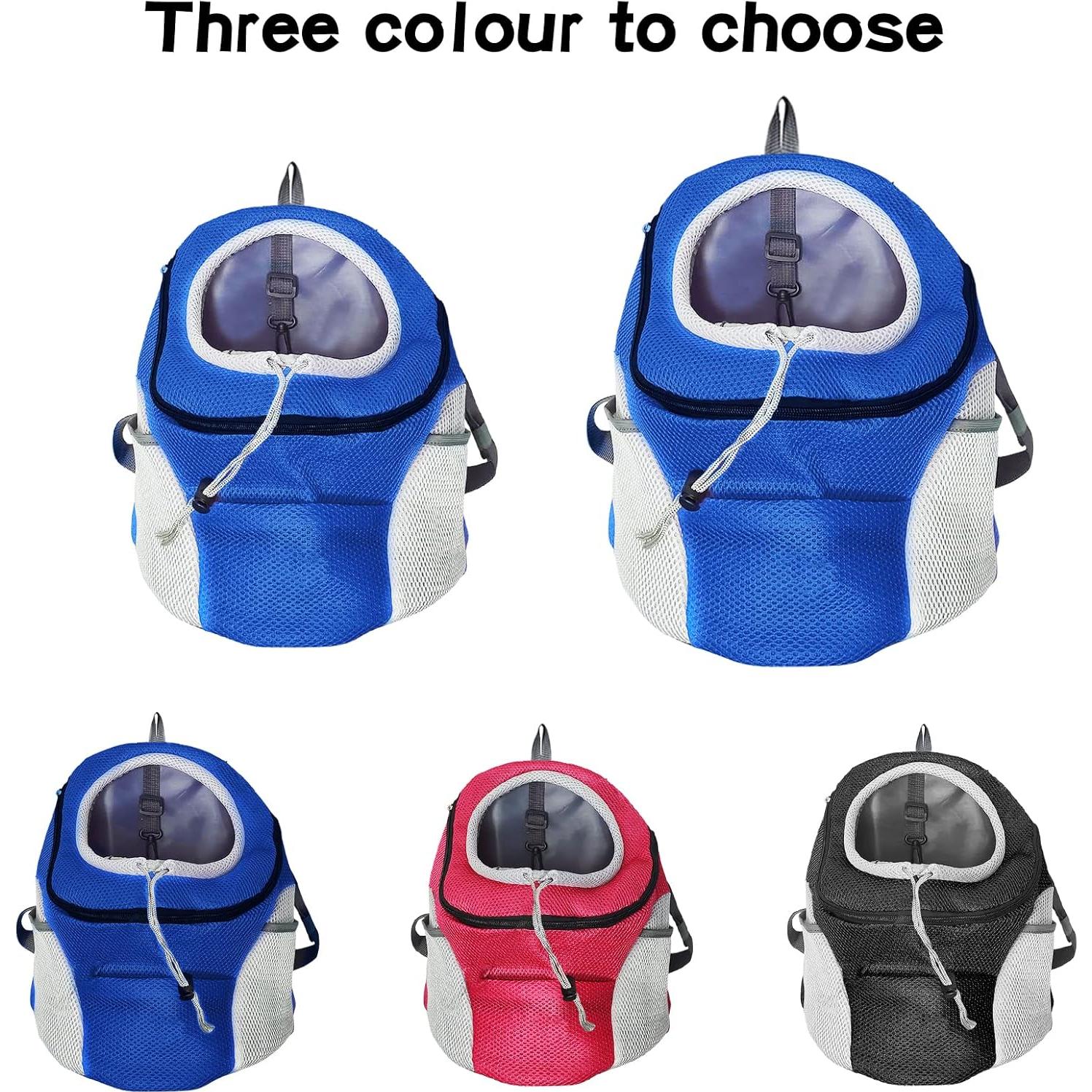 Mochila Transportadora para Perros Fhiny Mediana Azul 2.3-3.6kg