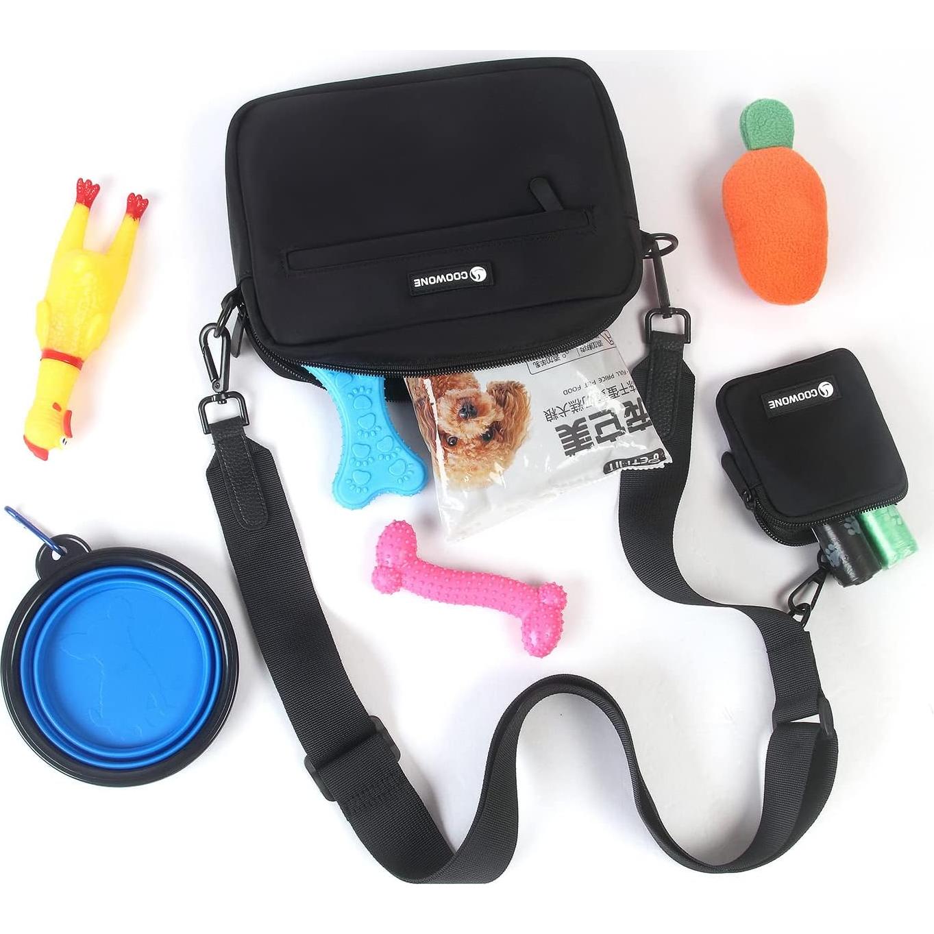 Bolsa Impermeable para Perros COOWONE con Compartimento y Dispensador