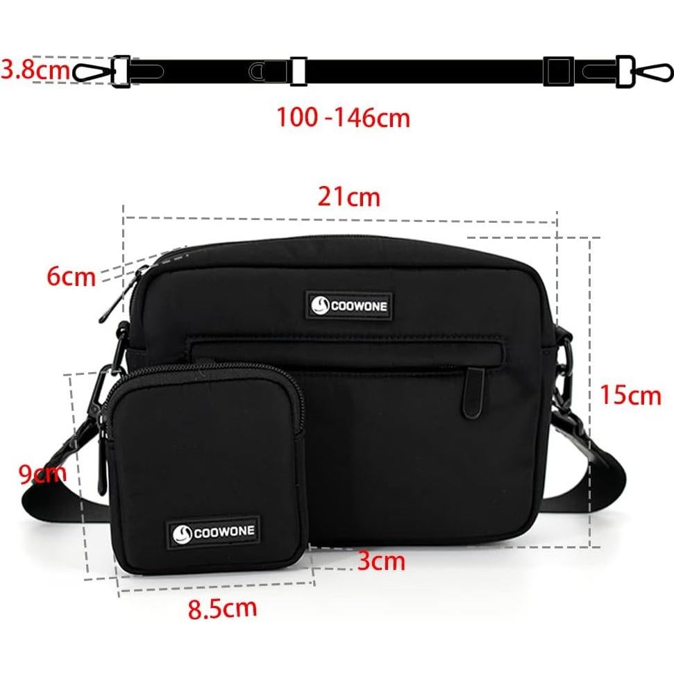 Bolsa Impermeable para Perros COOWONE con Compartimento y Dispensador