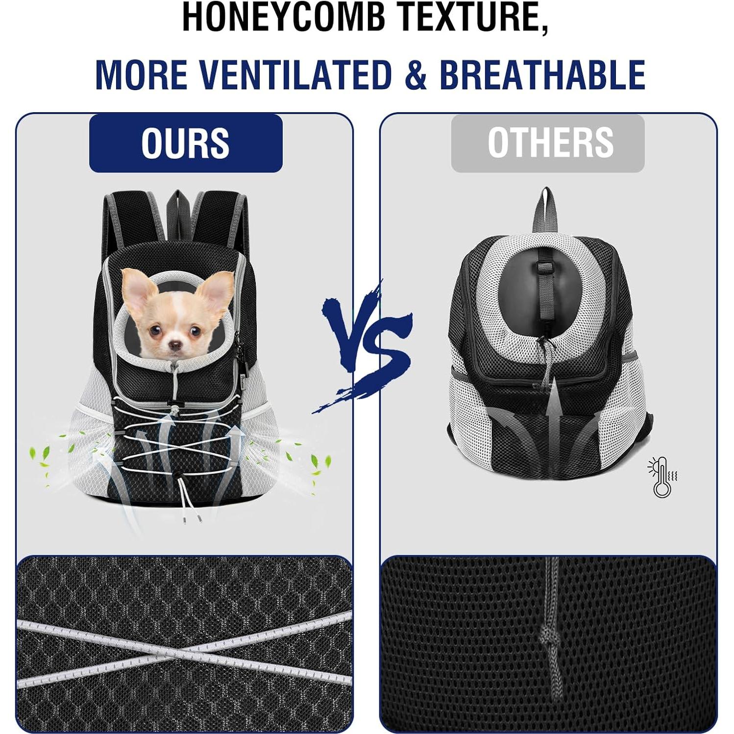 Mochila Transportadora Pawaboo para Perros Pequeños y Medianos