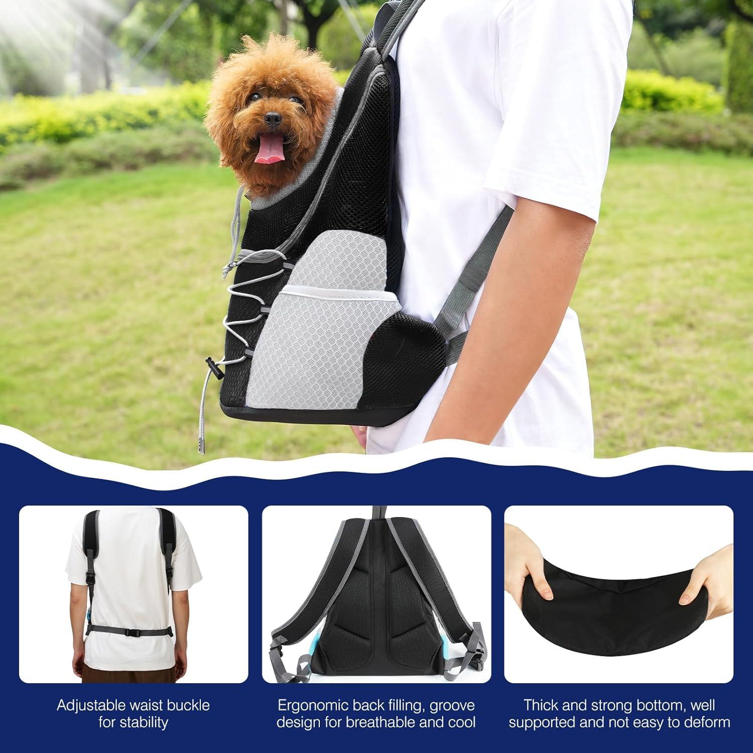 Mochila Transportadora Pawaboo para Perros Pequeños y Medianos