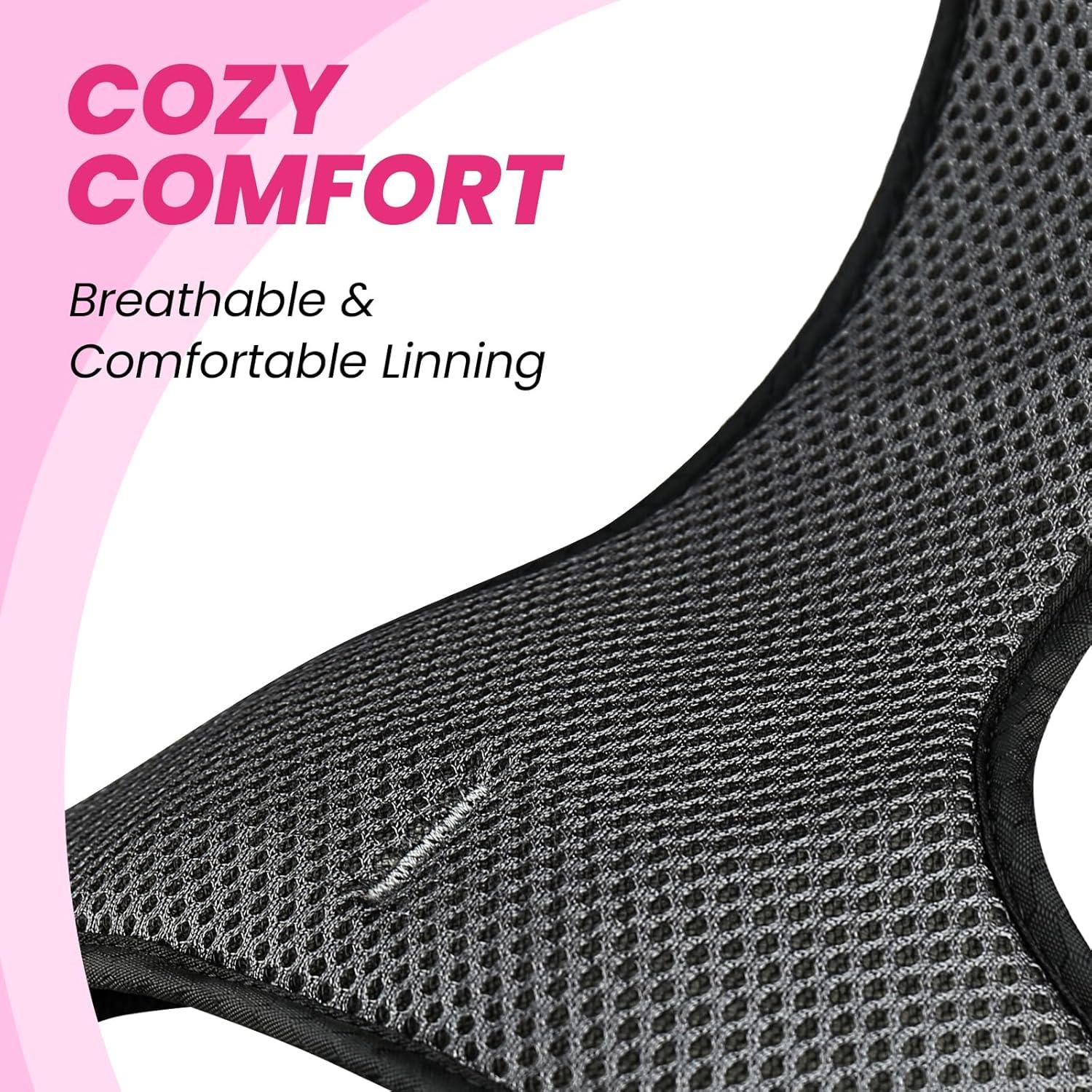 Arnés para Perros VIVAGLORY Easewalk Antitirones S Rosa