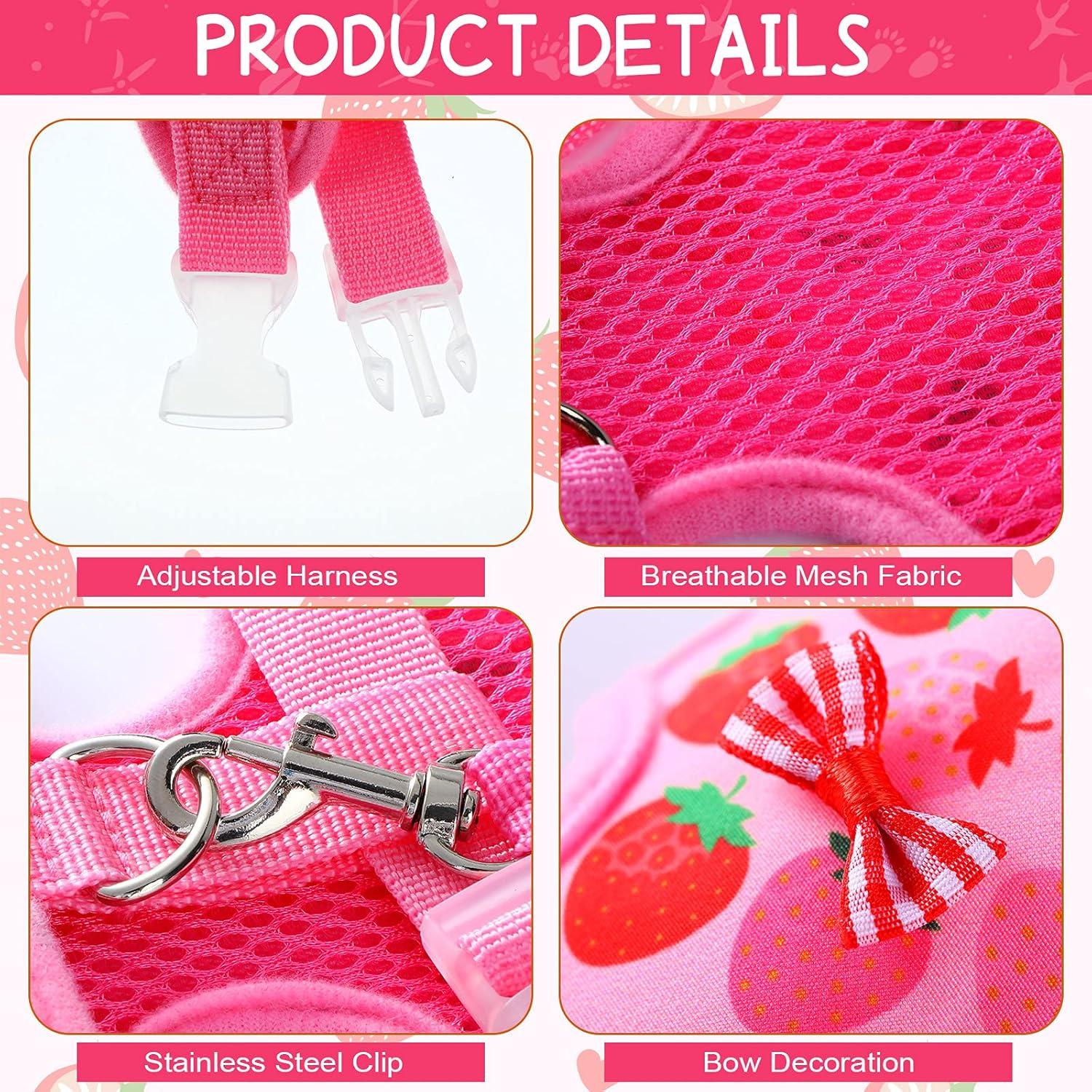 Conjunto Arnés y Correa Ajustable Frienda para Gallinas Mediano