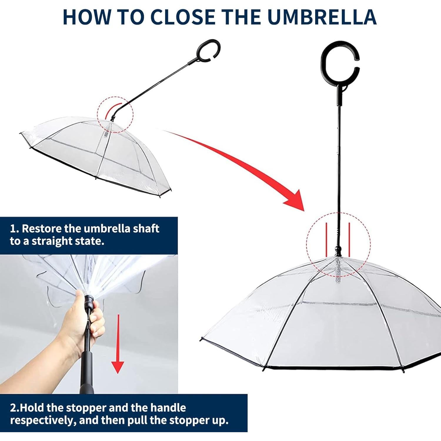Paraguas Transparente para Perros Pequeños Namsan 73.66 cm