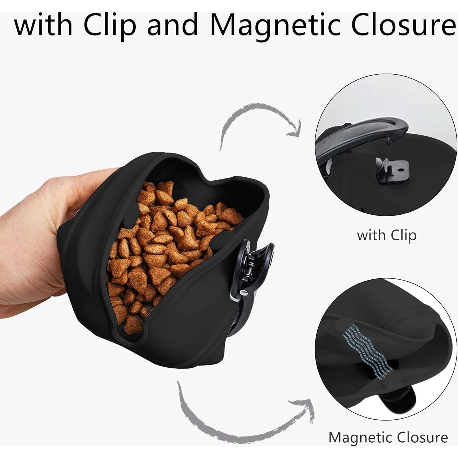 Bolsa de Golosinas para Perros MGKSHADOW - 2 Paquetes Silicona