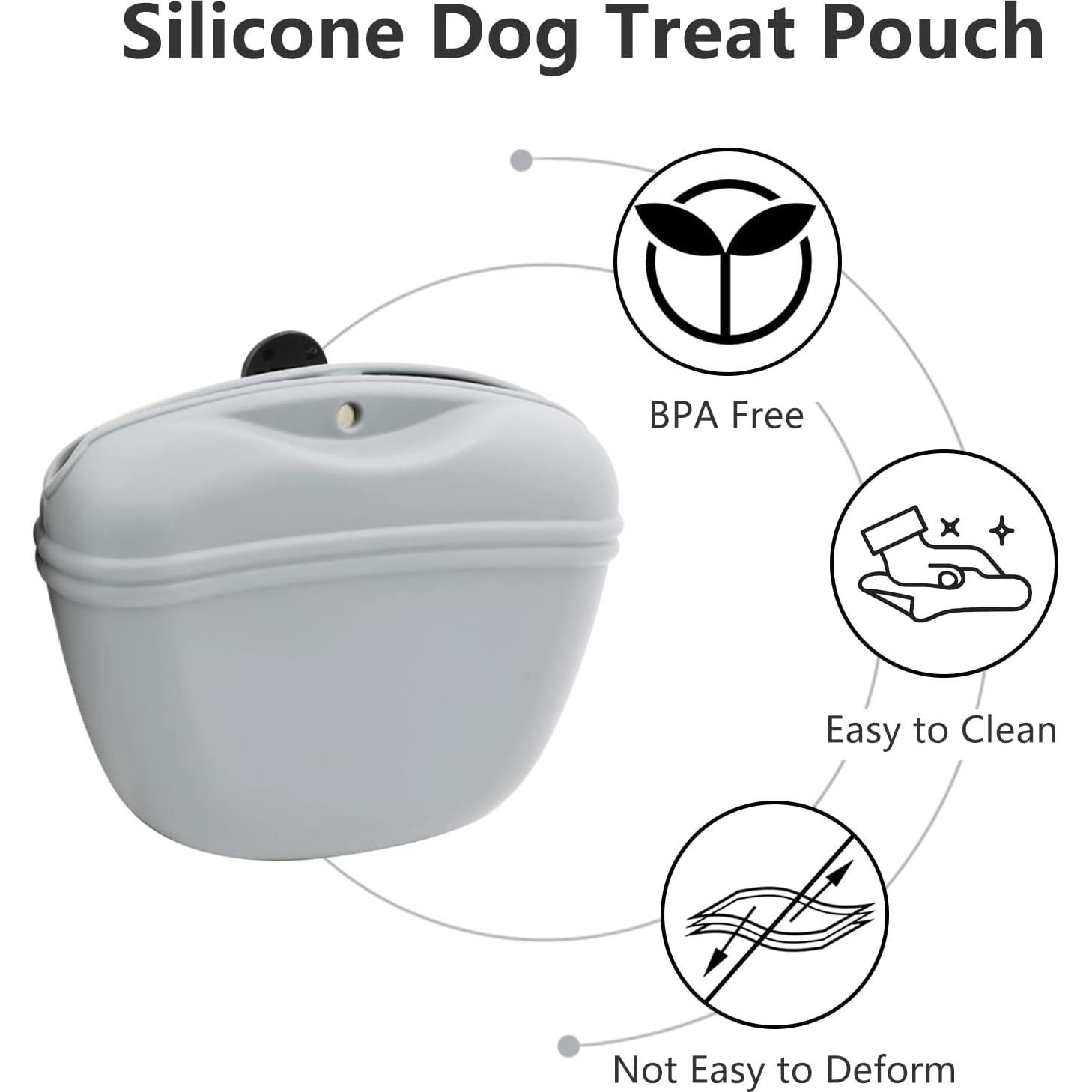 Bolsa de Golosinas para Perros MGKSHADOW - 2 Paquetes Silicona
