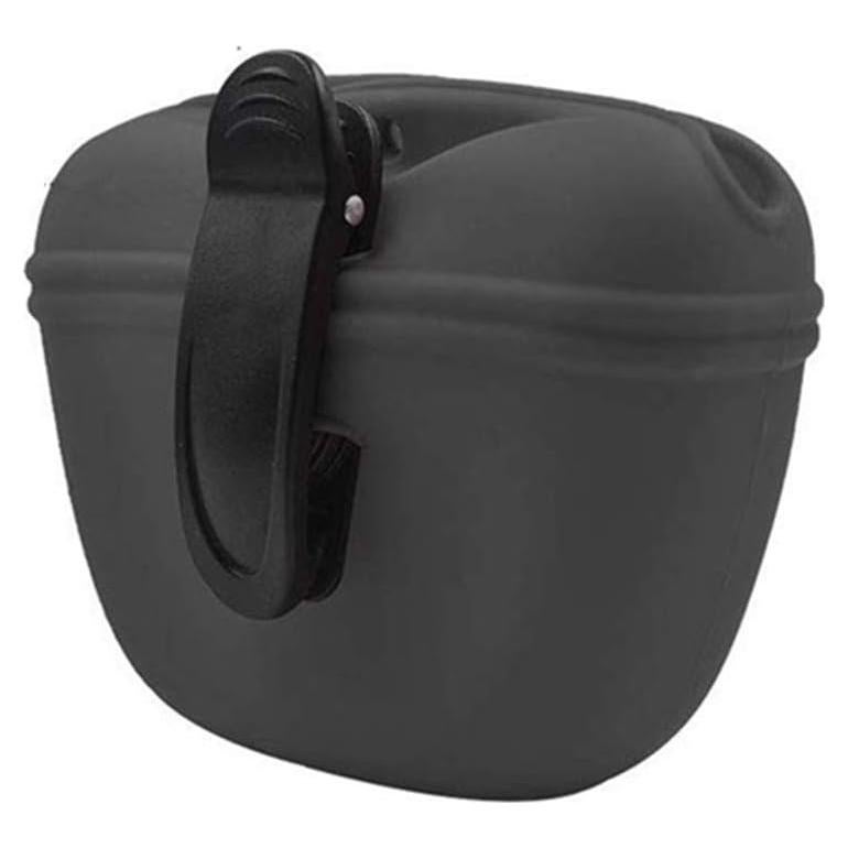 Bolsa de golosinas para perros RoyalCare de silicona gris