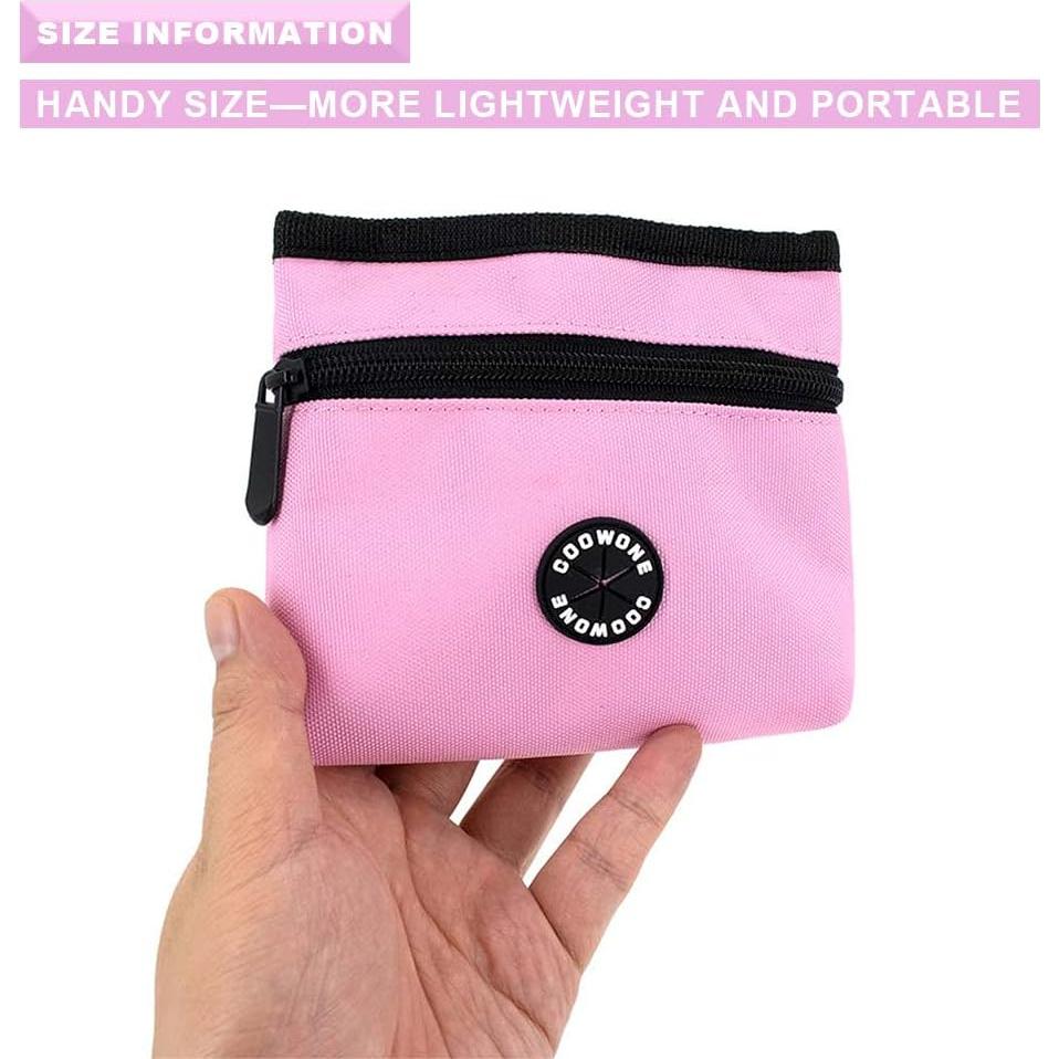 Bolsa de Golosinas para Perros COOWONE Rosa Desmontable 14x12cm
