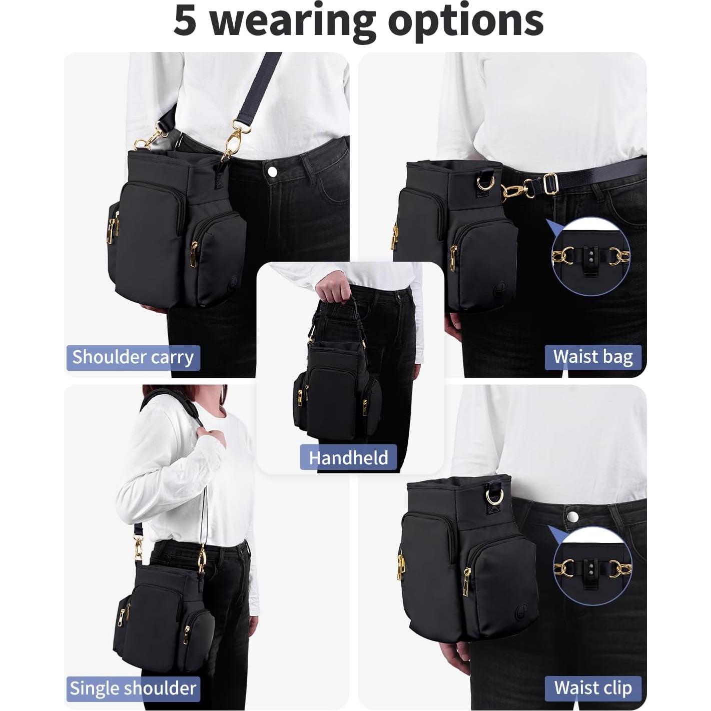 Bolsa de golosinas para perros OFY con correa desmontable 1.18L