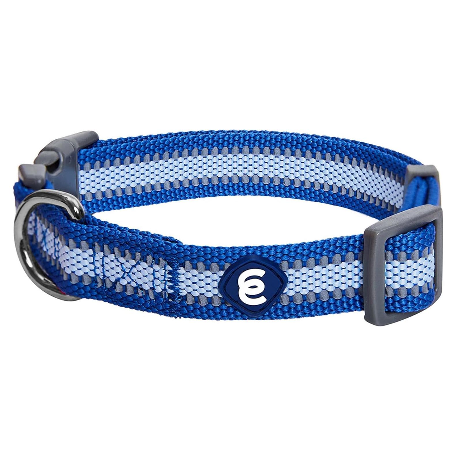 Collar Reflectante para Perros Pequeños Blueberry Pet Azul Marino