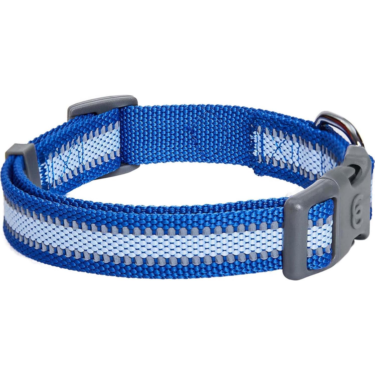 Collar Reflectante para Perros Pequeños Blueberry Pet Azul Marino