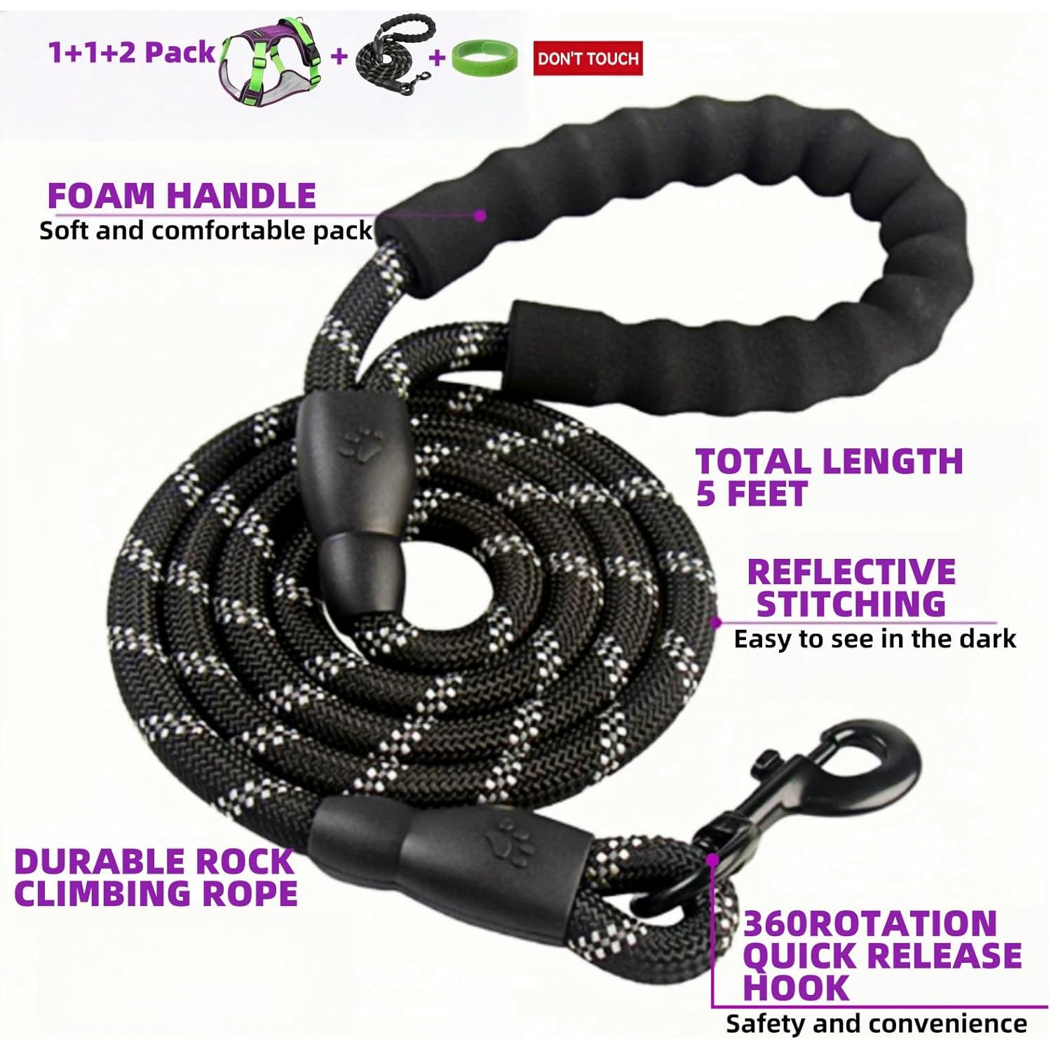 Arnés para Perros Grandes YIMOCHEN Ajustable Reflectante L