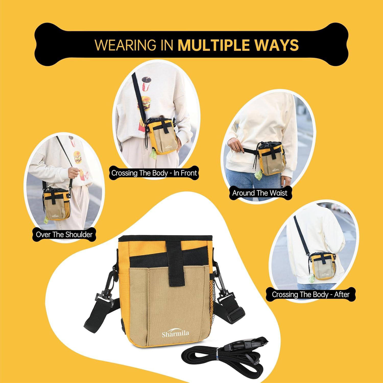 Bolsa de Golosinas para Perros Sharmila - Impermeable 1L Caqui