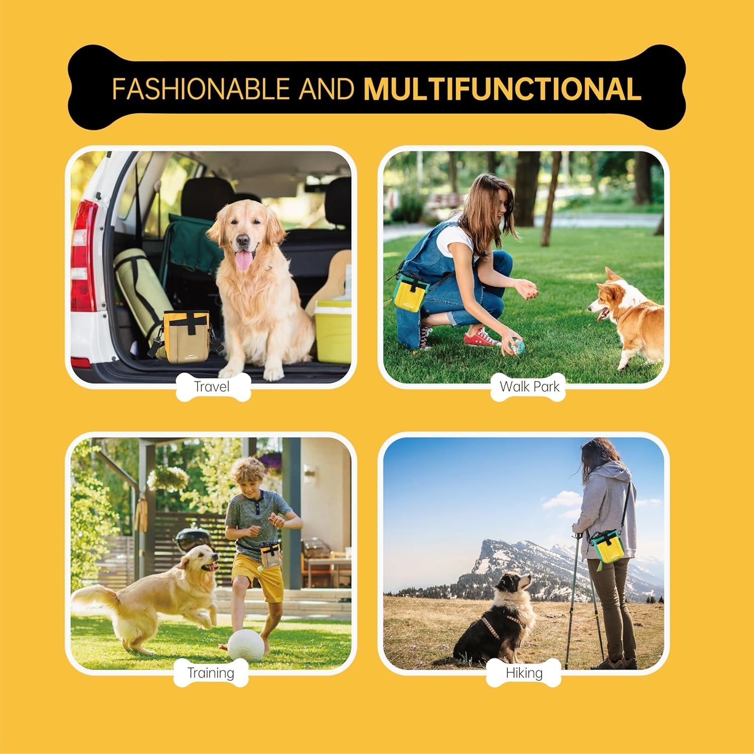 Bolsa de Golosinas para Perros Sharmila - Impermeable 1L Caqui