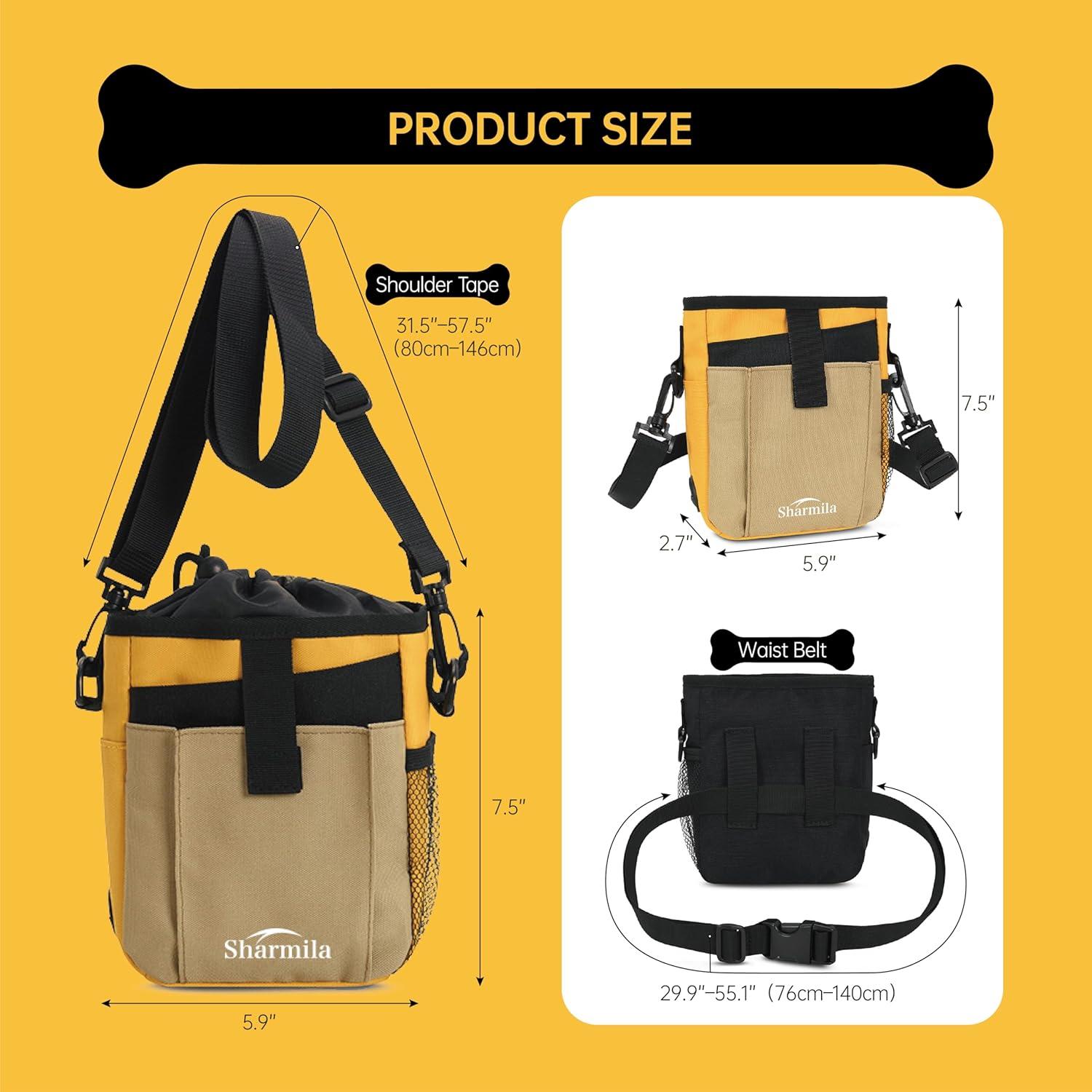 Bolsa de Golosinas para Perros Sharmila - Impermeable 1L Caqui