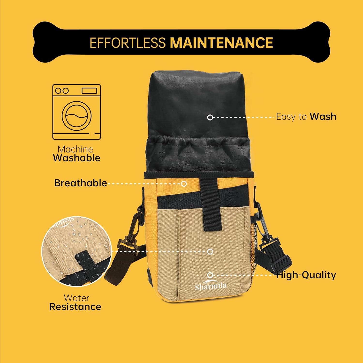 Bolsa de Golosinas para Perros Sharmila - Impermeable 1L Caqui