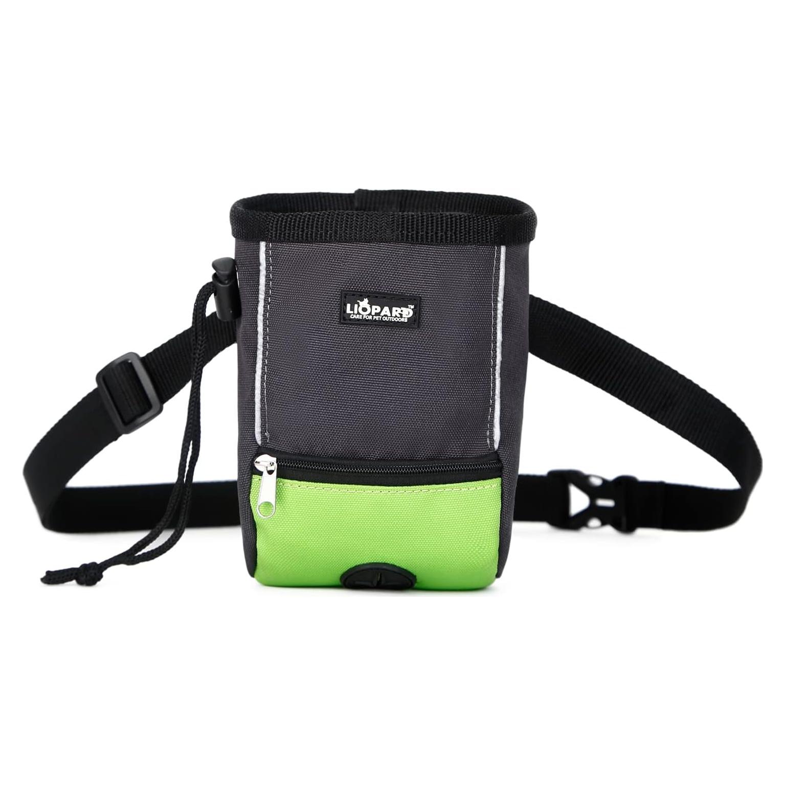 Bolsa de Golosinas para Perros LIOPARD Verde 2 Tazas