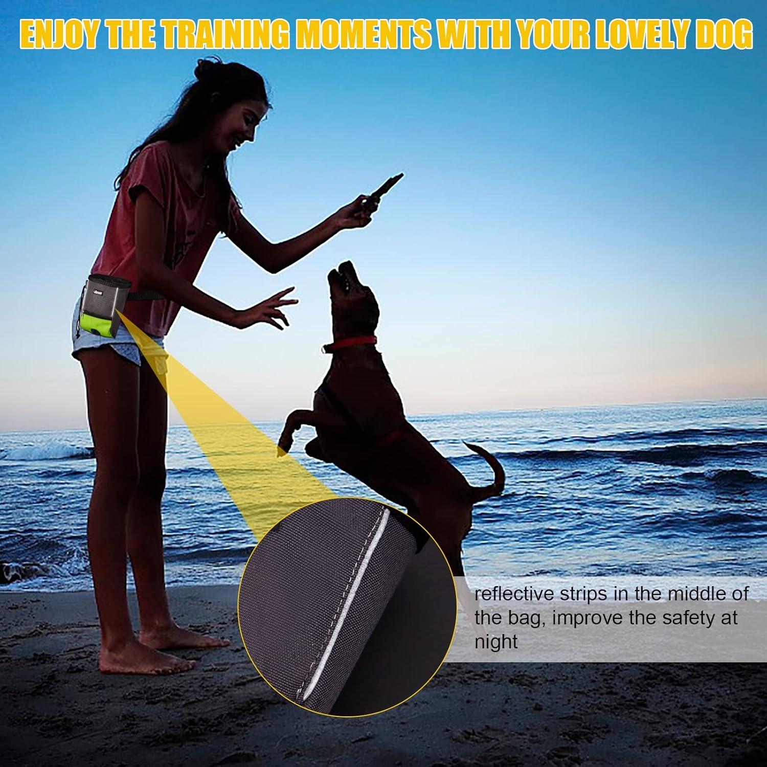 Bolsa de Golosinas para Perros LIOPARD Verde 2 Tazas