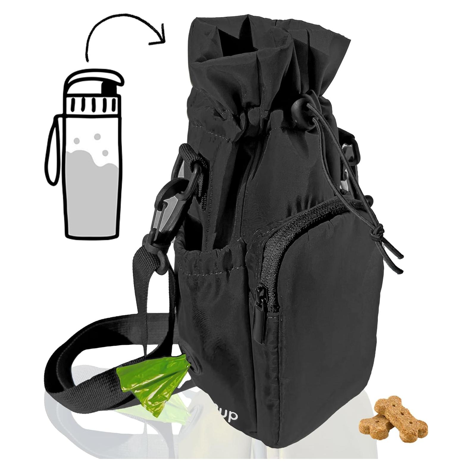 Bolsa Impermeable para Paseo de Perros oh RibbyPup - Negro
