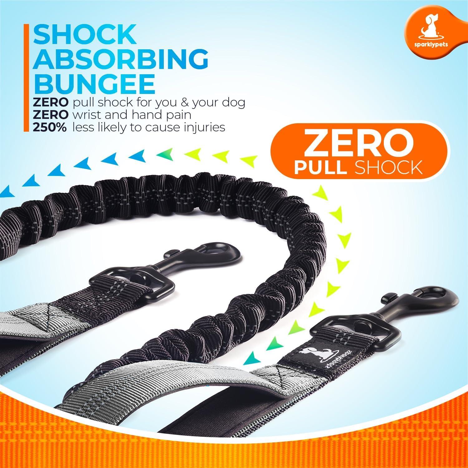 Correa Profesional para Perros SparklyPets - Manos Libres, Azul