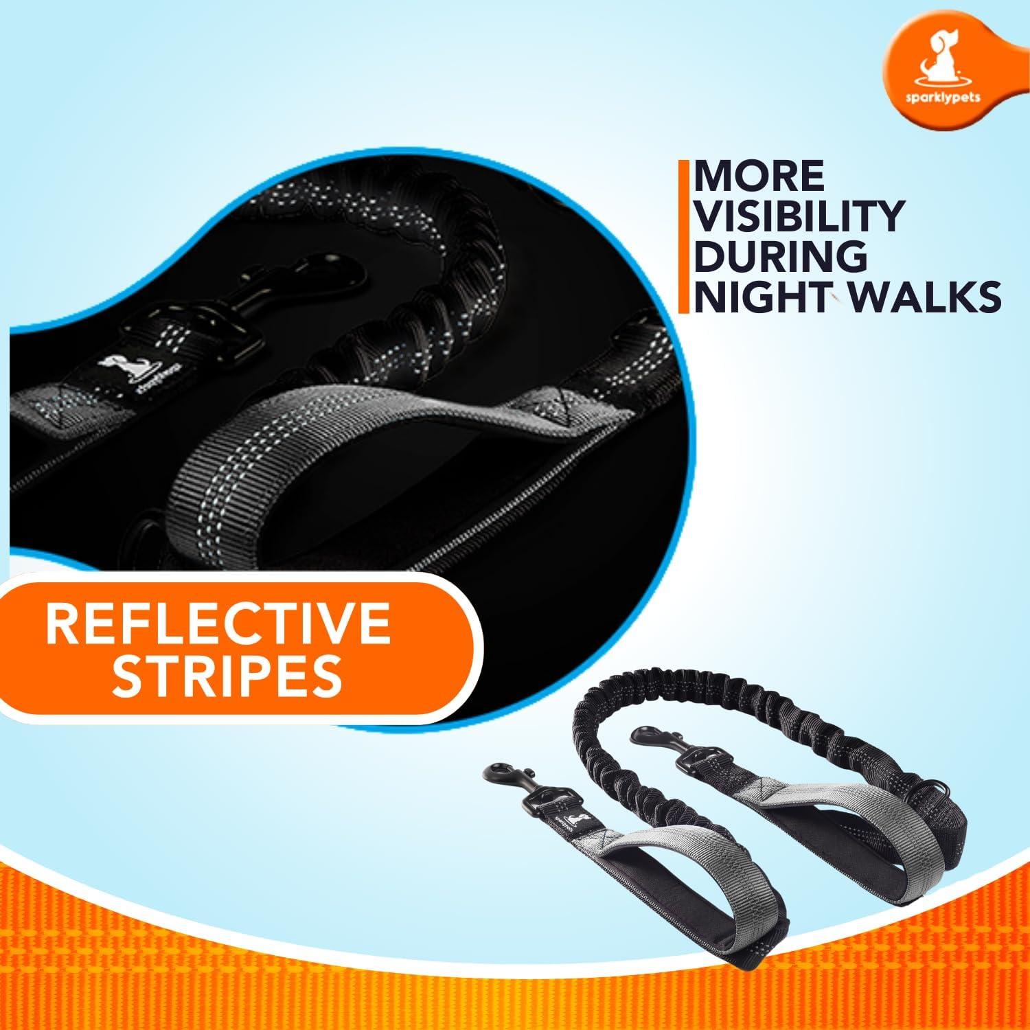 Correa Profesional para Perros SparklyPets - Manos Libres, Azul